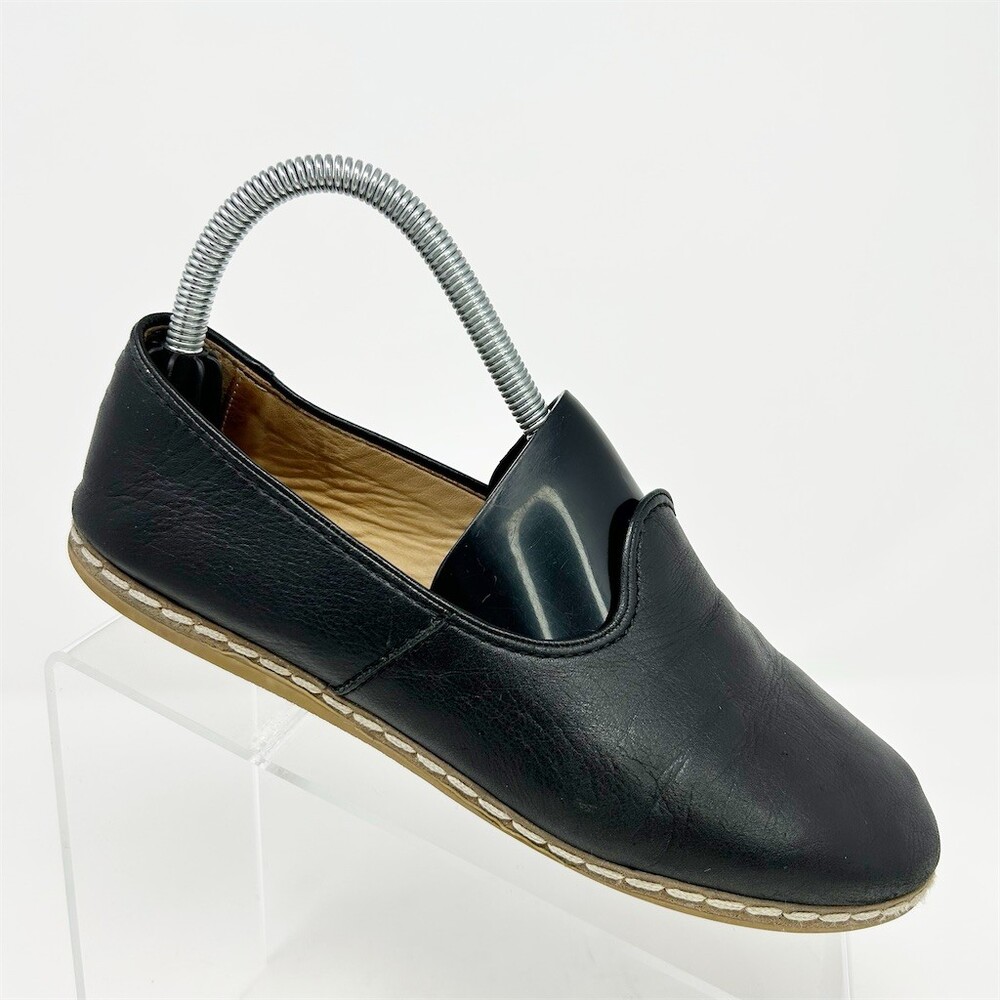 Charix Womens Loafer Flats Black Slip On Round Toe Minimalist Size 37 (US 7) - Picture 1 of 14